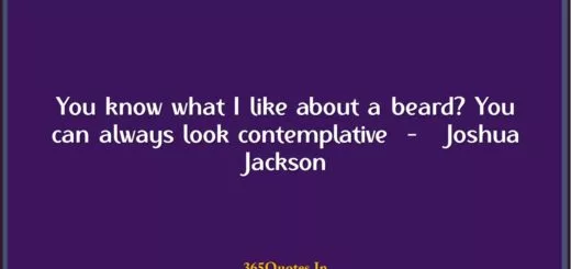 You know what I like about a beard You can always look contemplative Joshua Jackson 1