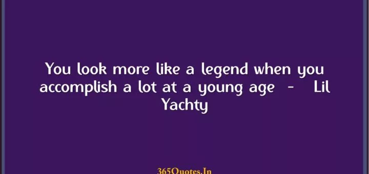 You look more like a legend when you accomplish a lot at a young age Lil Yachty 1