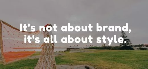 Its not about brand its all about style.